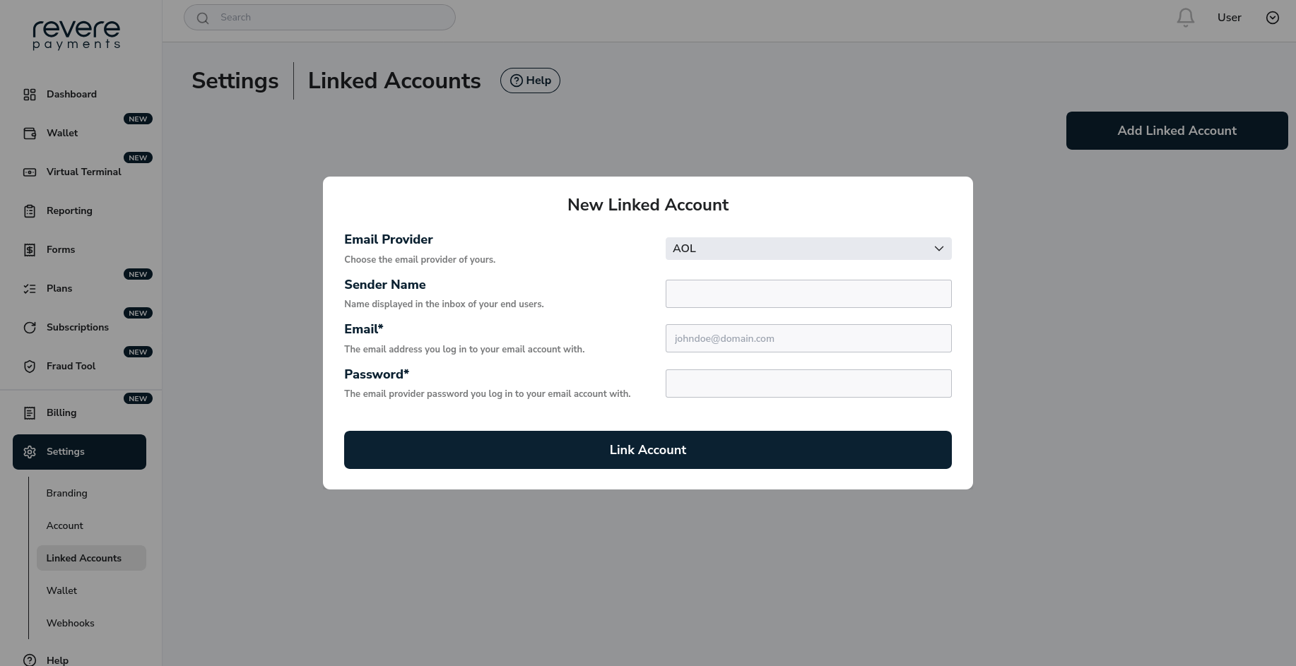 AOL Email Provider Linked Account AOL Email Provider Linked Account